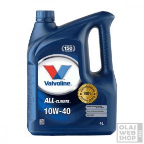 Valvoline All-Climate 10W-40 motorolaj 4L