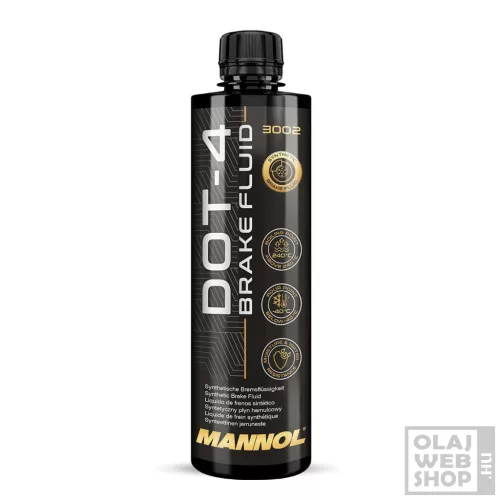 Mannol 3002 DOT-4 Brake Fluid fékfolyadék 450ml