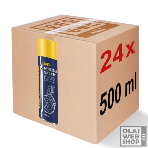 Mannol 9670 Montage Cleaner féktisztító spray 24x500ml (karton)