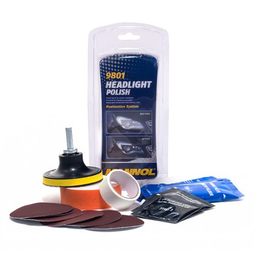 Mannol 9801 Headlight Polish fényszóró polírozó készlet