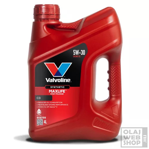 Valvoline Maxlife C3 5W-30 motorolaj 4L