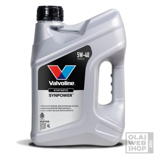 Valvoline SynPower 5W-40 motorolaj 4L