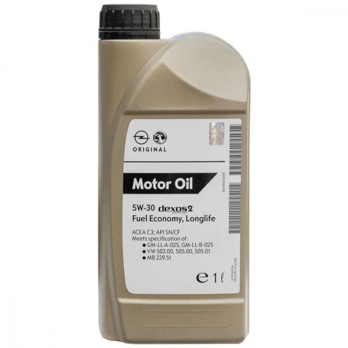 GM Opel 5W-30 motorolaj dexos2 1L