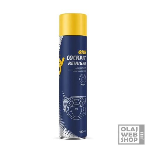 Mannol 6115 Cockpit Reiniger műszerfalápoló spray alma illattal 650ml