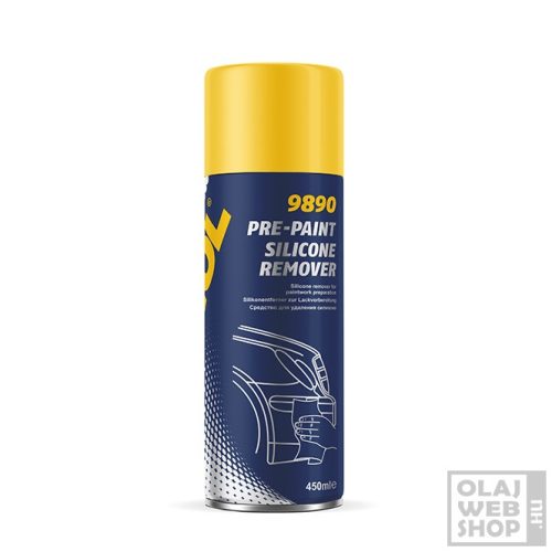Mannol 9890 Pre-Paint Silicone Remover szilikon eltávolító spray 450ml