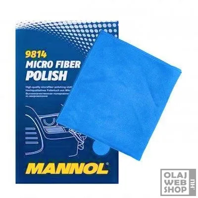 Mannol 9814 Micro Fiber Polish mikroszálas polírozókendő 33x36cm