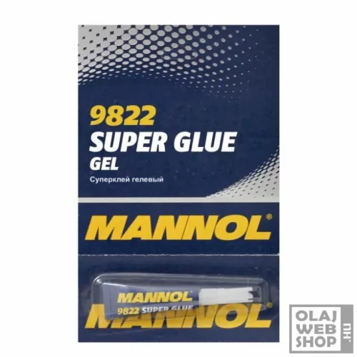 Mannol 9822 Super Glue Gel pillanatragasztó gél 3g