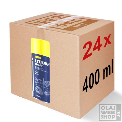 Mannol 9881 Lithium zsírspray 24x400ml (karton)