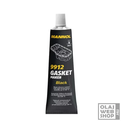 Mannol 9912 Gasket Maker fekete szilikonos tömítőpaszta 85g