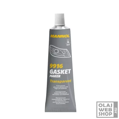 Mannol 9916 Gasket Maker színtelen szilikonos tömítőpaszta 85g