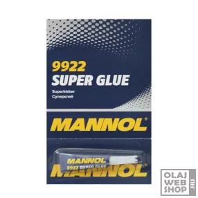 Mannol 9922 Super Glue pillanatragasztó 3g