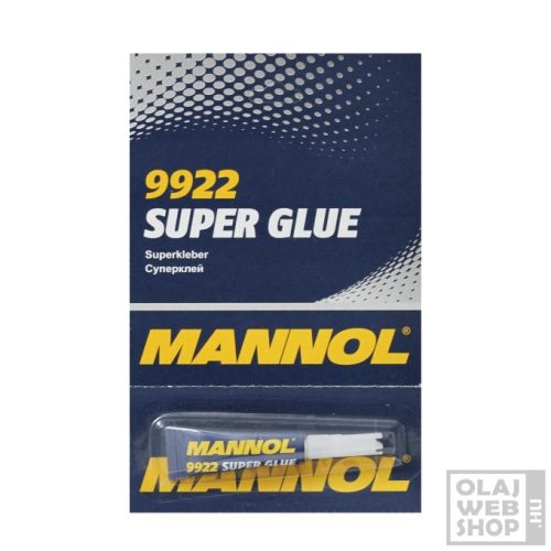 Mannol 9922 Super Glue pillanatragasztó 3g
