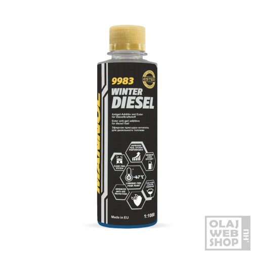 Mannol 9983 Winter Diesel dermedésgátló adalék 250ml