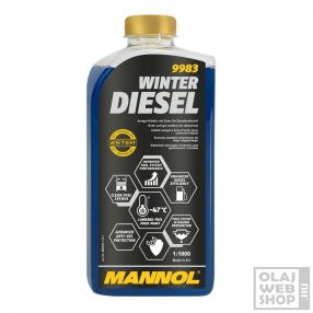 Mannol 9983 Winter Diesel dermedésgátló adalék 1L