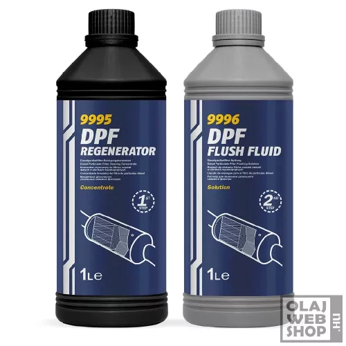 Mannol 9995/9996 DPF Regenerator & Flush Fluid regeneráló és öblítő csomag 1L + 1L