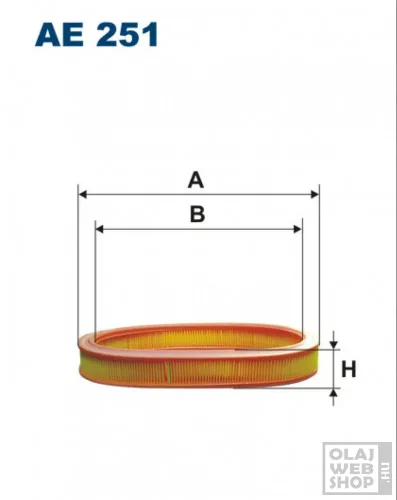 Filtron levegőszűrő AE251
