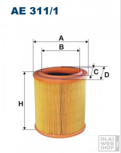 Filtron levegőszűrő AE311/1