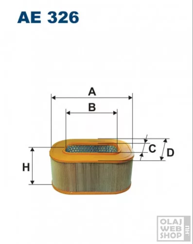 Filtron levegőszűrő AE326