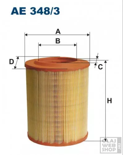 Filtron levegőszűrő AE348/3