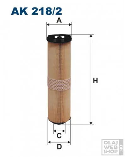 Filtron levegőszűrő AK218/2