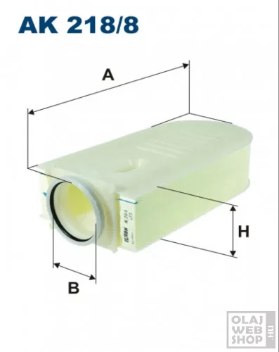 Filtron levegőszűrő AK218/8
