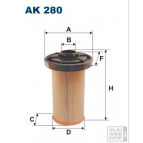 Filtron levegőszűrő AK280