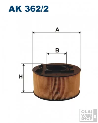 Filtron levegőszűrő AK362/2