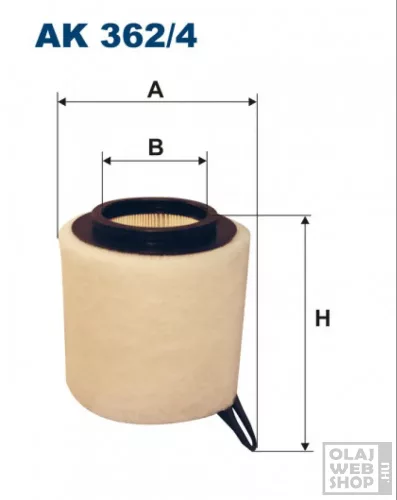 Filtron levegőszűrő AK362/4