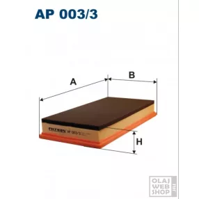 Filtron levegőszűrő AP003/3