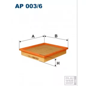 Filtron levegőszűrő AP003/6
