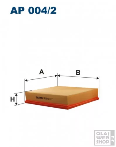 Filtron levegőszűrő AP004/2