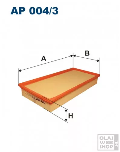 Filtron levegőszűrő AP004/3