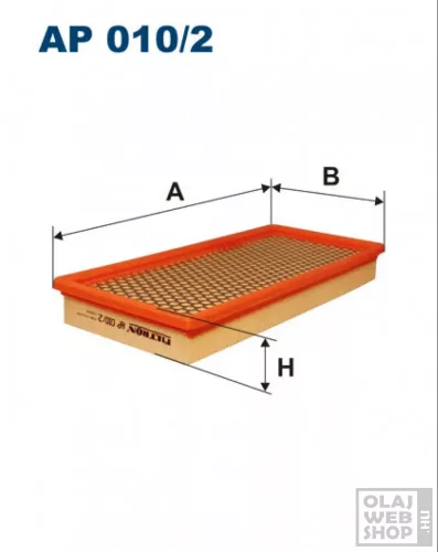 Filtron levegőszűrő AP010/2
