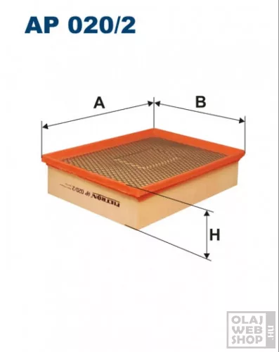 Filtron levegőszűrő AP020/2