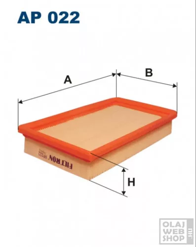 Filtron levegőszűrő AP022