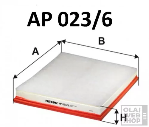 Filtron levegőszűrő AP023/6