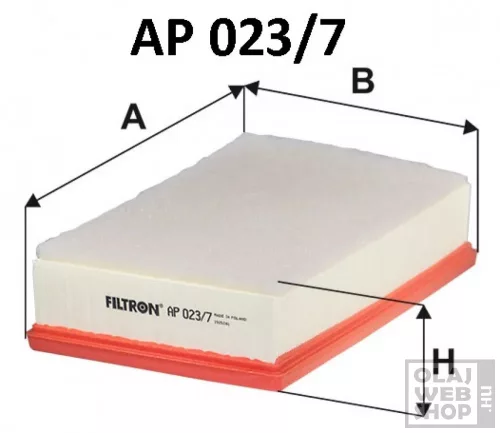 Filtron levegőszűrő AP023/7
