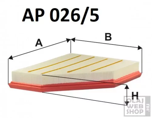 Filtron levegőszűrő AP026/5