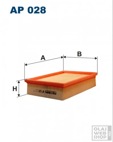 Filtron levegőszűrő AP028