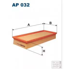 Filtron levegőszűrő AP032