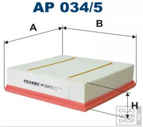 Filtron levegőszűrő AP034/5
