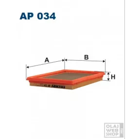 Filtron levegőszűrő AP034