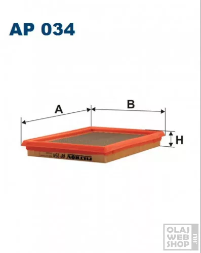 Filtron levegőszűrő AP034