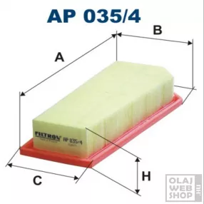 Filtron levegőszűrő AP035/4