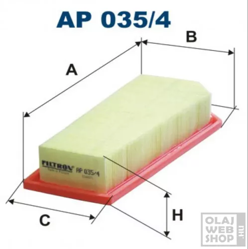 Filtron levegőszűrő AP035/4