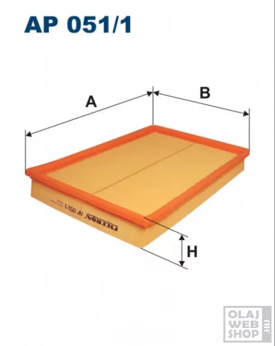 Filtron levegőszűrő AP051/1