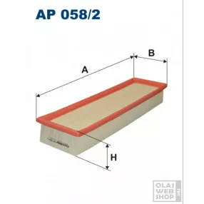 Filtron levegőszűrő AP058/2