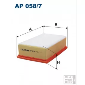 Filtron levegőszűrő AP058/7