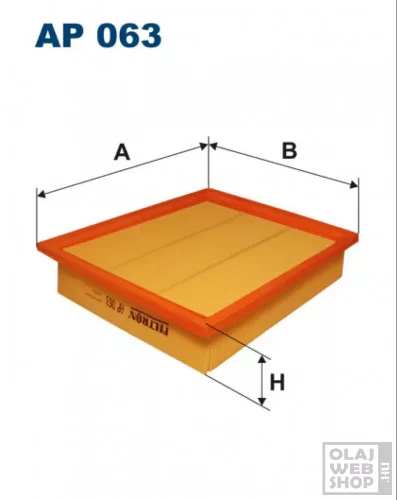 Filtron levegőszűrő AP063