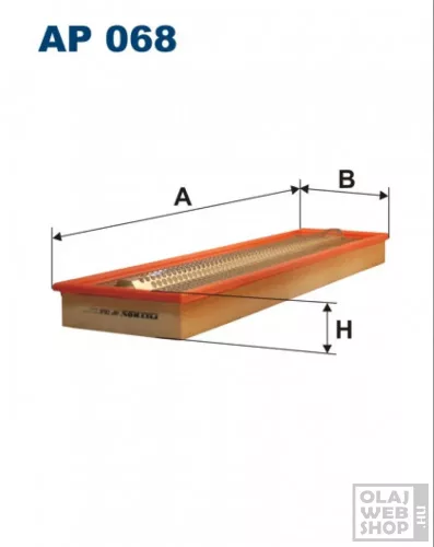 Filtron levegőszűrő AP068